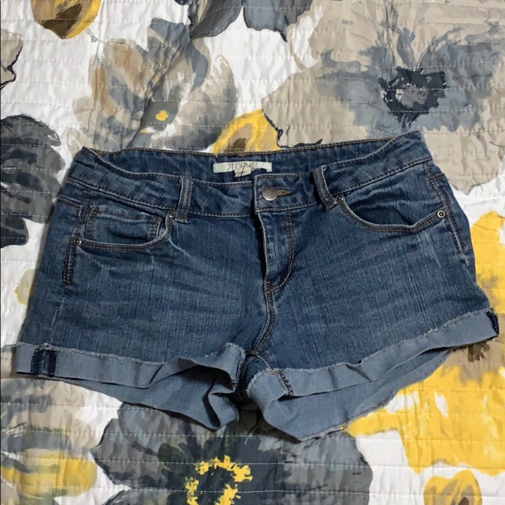 21 Denim Jean shorts